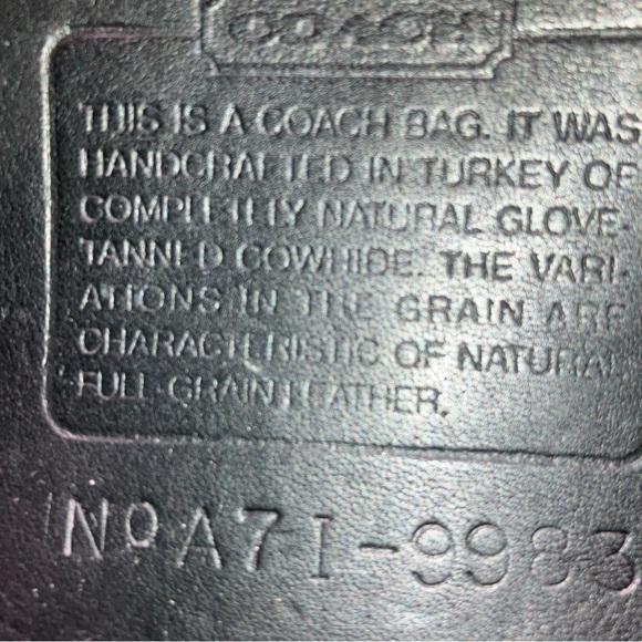 Vintage COACH REGINA Black Leather Crossbody Satchel Bag Handbag Purse 9983 - Picture 14 of 16